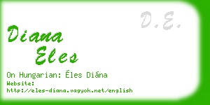 diana eles business card